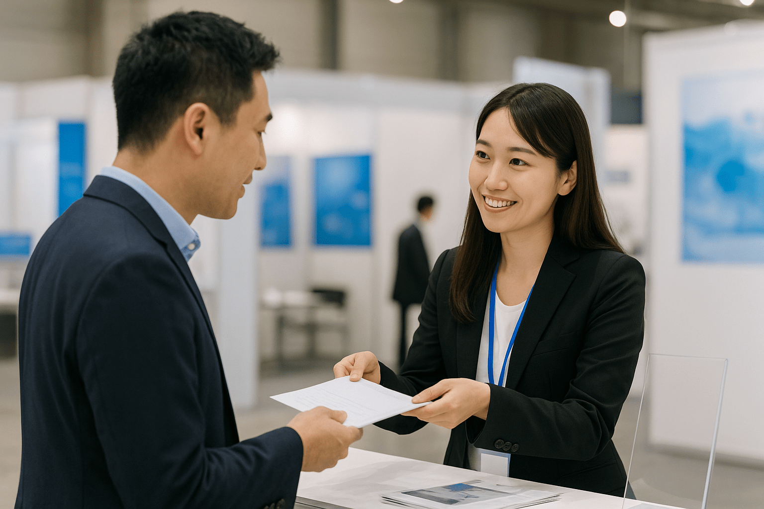 展示会スタッフ対応で差がつく！信頼を得る接客マナーと工夫